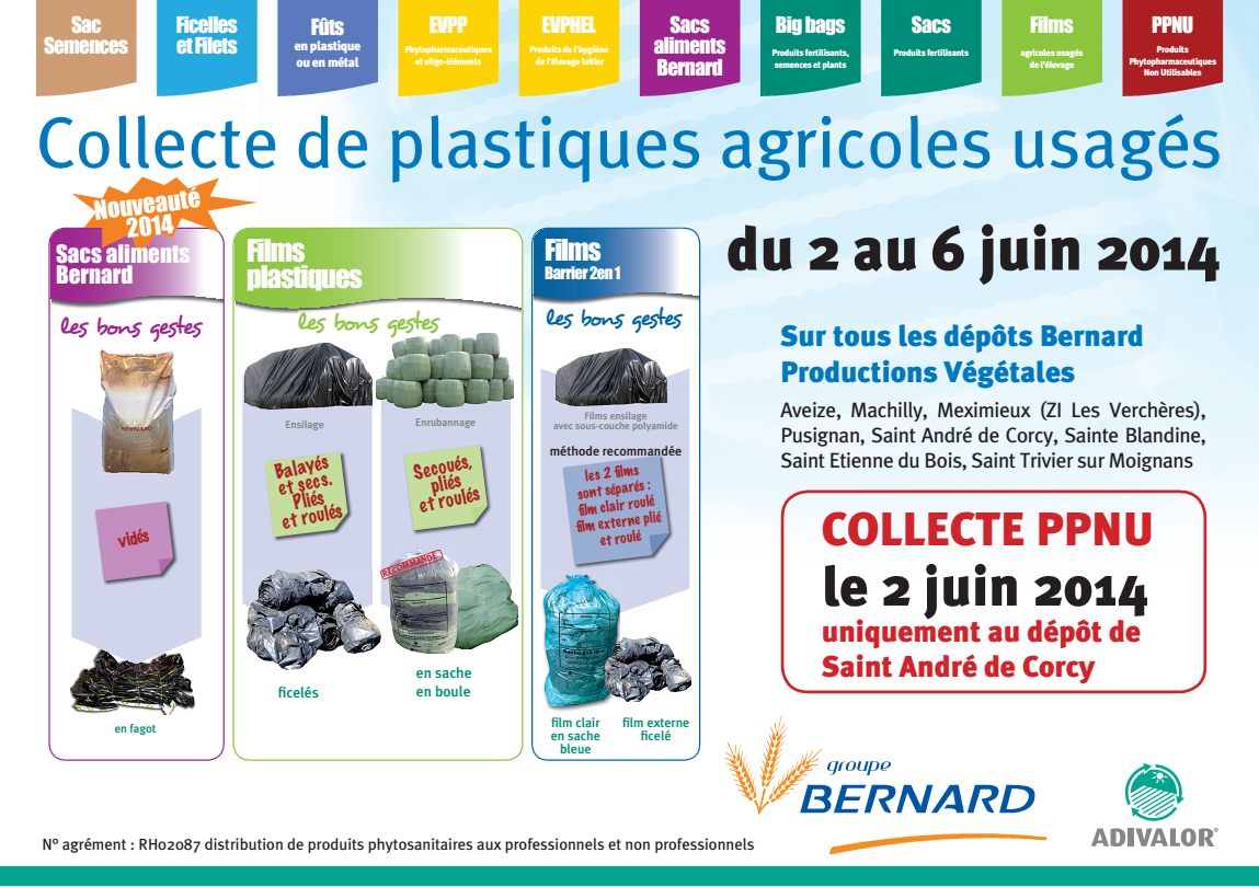 Recyclez vos sacs d'aliments vides
