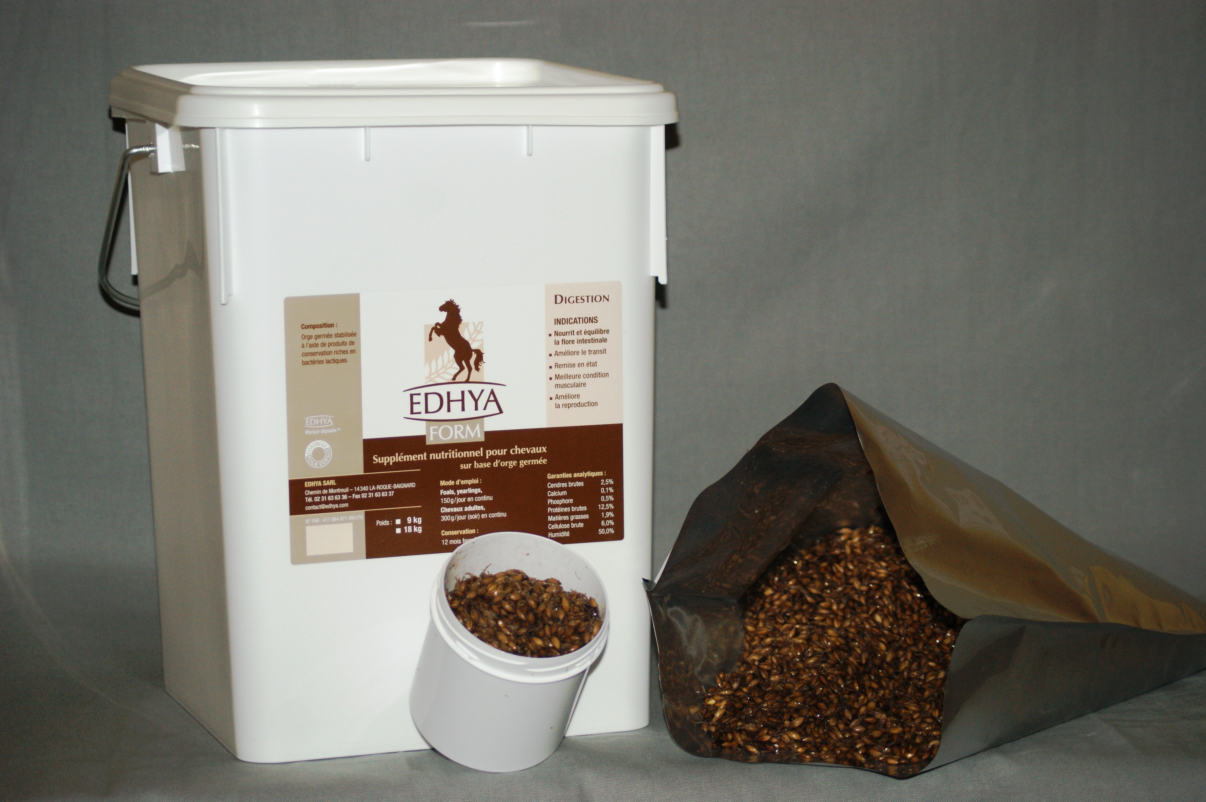 EDHYA FORM : orge germée stabilisée