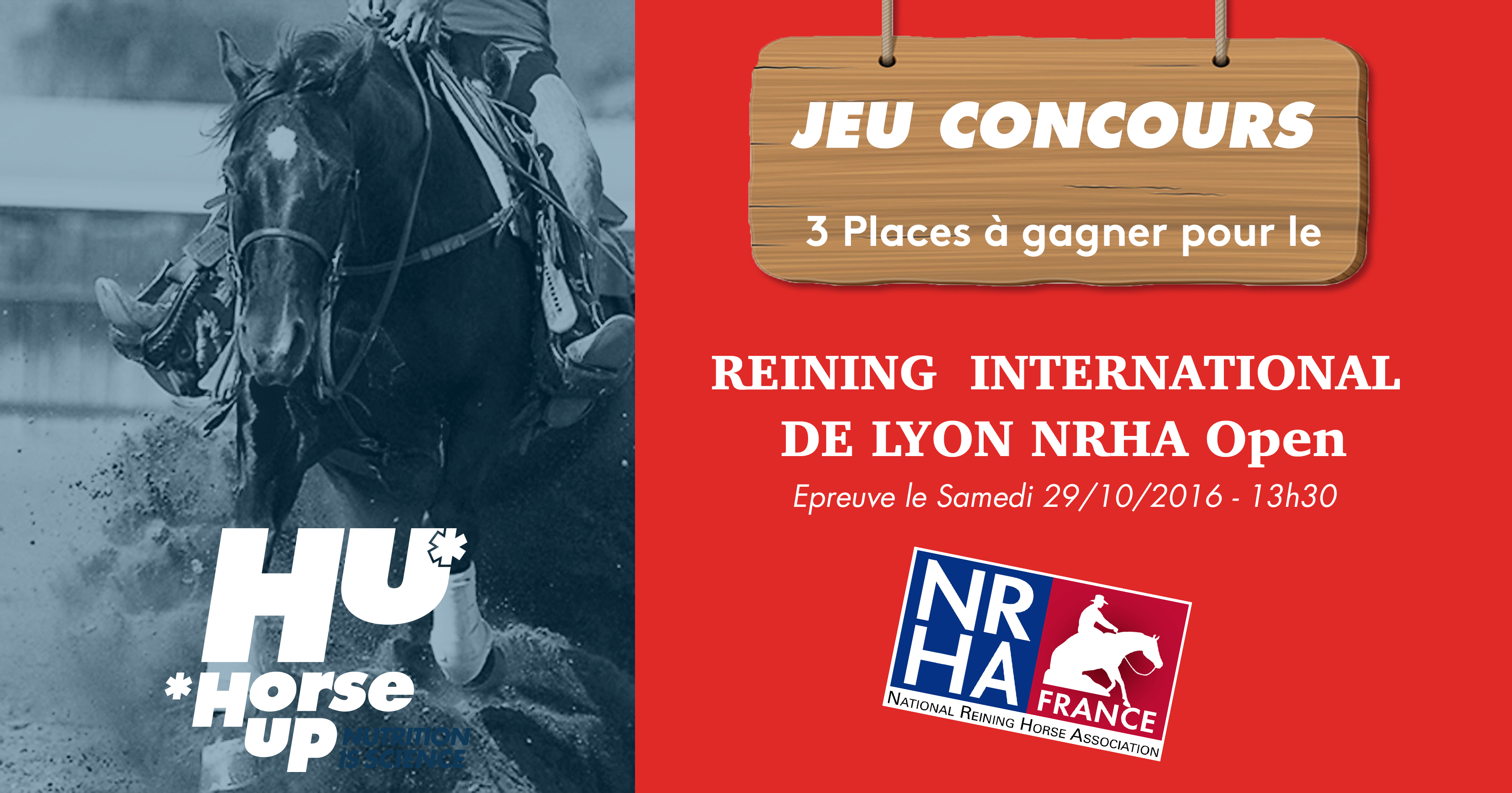 JEU CONCOURS FACEBOOK - 3 places à gagner pour le...